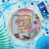 Colorful Illustrated Paper Plates ペーパープレート (パーティー)