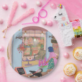 Colorful Illustrated Paper Plates ペーパープレート (パーティー)