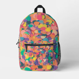 Colorful image on bag pack プリントバックパック