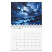 Colorful Impasto Art Calendar カレンダー (1月 2027)