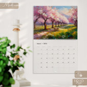 Colorful Impasto Art Calendar カレンダー