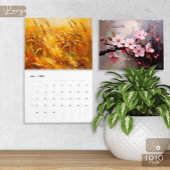 Colorful Impasto Art Calendar カレンダー