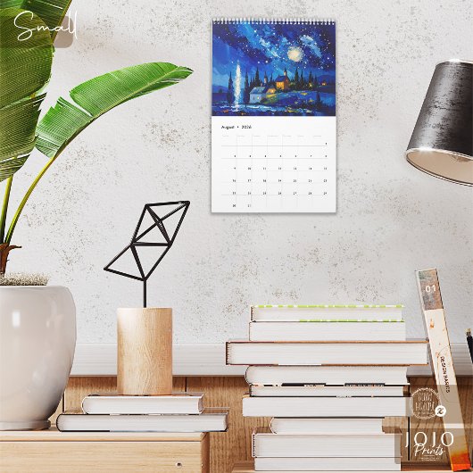 Colorful Impasto Art Calendar カレンダー