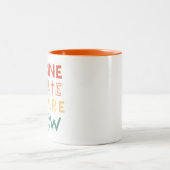 Colorful Inspirational Creativity Artist Mug ツートーンマグカップ (中央)