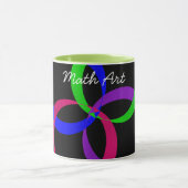 Colorful Interchange Geometric Math Art Coffee Mug マグカップ (中央)