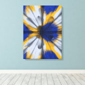 Colorful Interference Pattern  キャンバスプリント (インサイチュ (ウッドフロア))