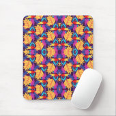 Colorful intricate geometric pattern  マウスパッド (マウス)