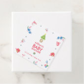 Colorful It's Cold Outside Winter Baby Shower  フェイバータグ (インサイチュ)