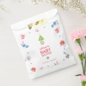 Colorful It's Cold Outside Winter Baby Shower  フェイバーバッグ (封をした状態)