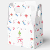 Colorful It's Cold Outside Winter Baby Shower  フェイバーボックス (見開き)