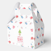 Colorful It's Cold Outside Winter Baby Shower  フェイバーボックス (裏面)