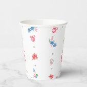 Colorful It's Cold Outside Winter Baby Shower  紙コップ (左)