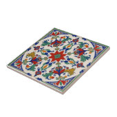 Colorful Iznik Persian Turkish Handpainted Repro タイル (側面)