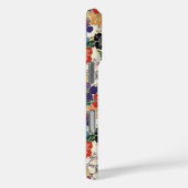 Colorful Japanese Flowers Monogrammed Case-Mate iPhoneケース (裏面 / 右)