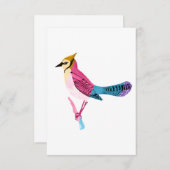 Colorful Jay 招待状 (正面/裏面)