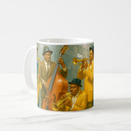 Colorful Jazz Street Energy コーヒーマグカップ