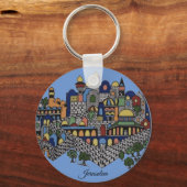 Colorful Jerusalem Ceramic キーホルダー (正面)