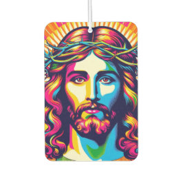 Colorful Jesus air freshener! カーエアーフレッシュナー