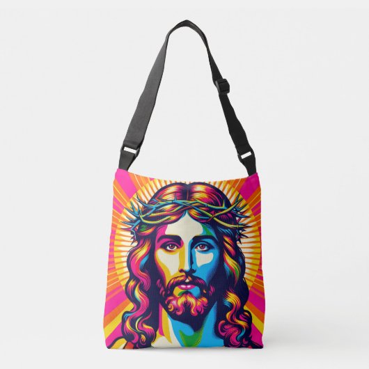 Colorful Jesus Bag. クロスボディバッグ (正面)