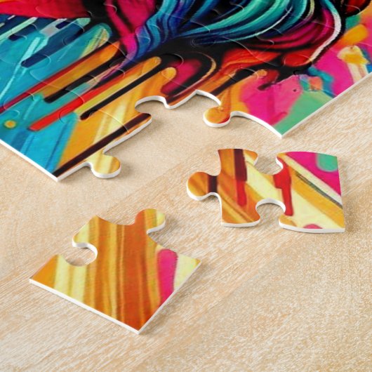 Colorful Jesus Puzzle. ジグソーパズル (側面)