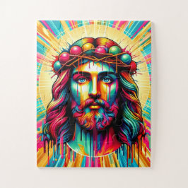 Colorful Jesus Puzzle. ジグソーパズル