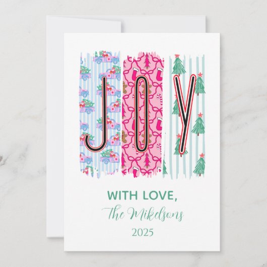 Colorful Joy Christmas シーズンカード (正面)