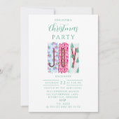 Colorful Joy Christmas 招待状 (正面)