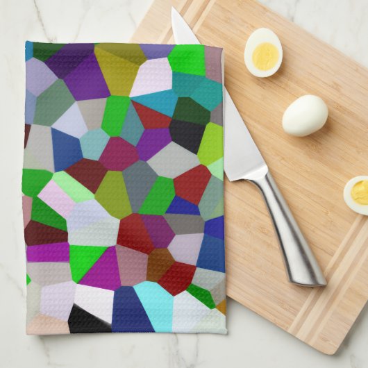 Colorful Jumble キッチンタオル (四つ折り)