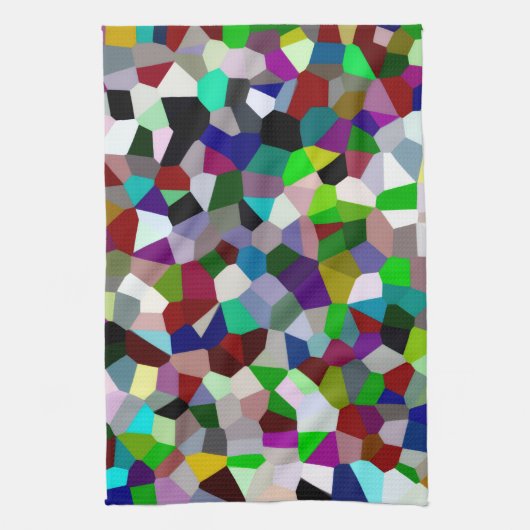 Colorful Jumble キッチンタオル (縦)