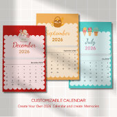 Colorful Kawaii Seasons Each Month カレンダー