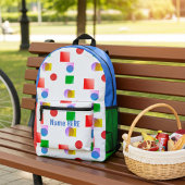 Colorful Kids School Printed Backpack プリントバックパック