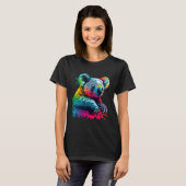 Colorful Koala Bear Cute Tシャツ (正面フル)