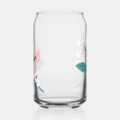 Colorful Koala Pattern Cute Animal and Floral ガラス缶 (左)