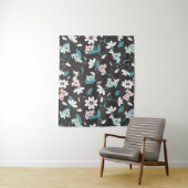 Colorful Koala Pattern Cute Animal and Floral タペストリー (インサイチュ)