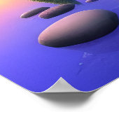 Colorful Lakes Poster (Matte) ポスター (角)