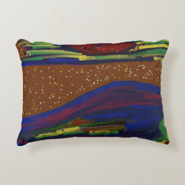 Colorful Landscape Accent Pillow アクセントクッション