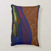 Colorful Landscape Accent Pillow アクセントクッション (裏面(縦))