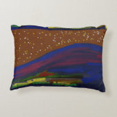 Colorful Landscape Accent Pillow アクセントクッション (裏面)