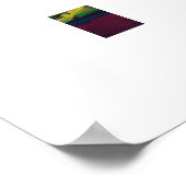 Colorful Landscape Poster Art ポスター (角)