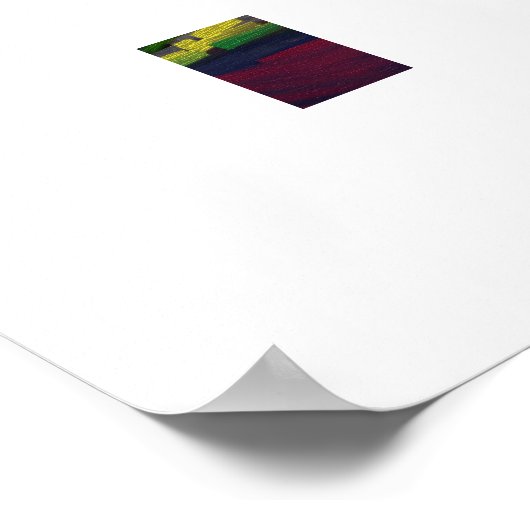 Colorful Landscape Poster Art ポスター (角)