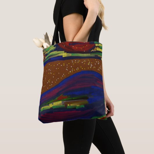 Colorful Landscape Tote Bag トートバッグ (クローズアップ)