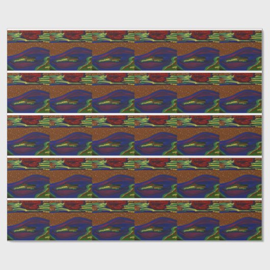 Colorful Landscape Wrapping Paper ラッピングペーパー (フラット)