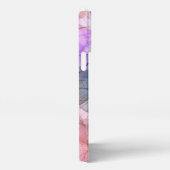 Colorful Leaves Abstract Pattern  iPhoneケース (右側面)