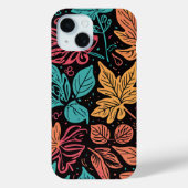 Colorful Leaves iPhone case Case-Mate iPhoneケース (裏面)