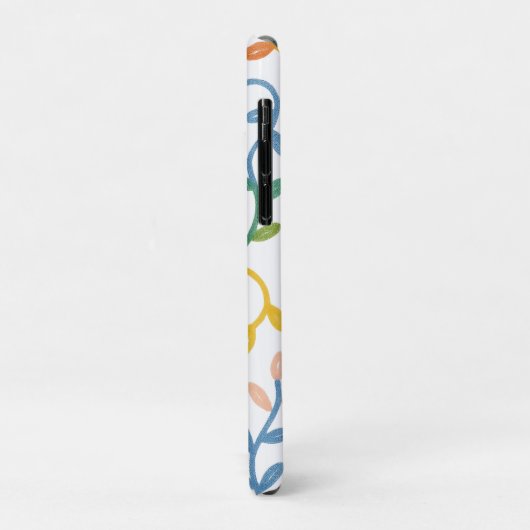 colorful leaves pattern Case-Mate iPhoneケース (裏面/左)