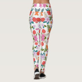 Colorful leggings featuring a vibrant floral  レギンス (裏面)