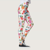 Colorful leggings featuring a vibrant floral  レギンス (右)