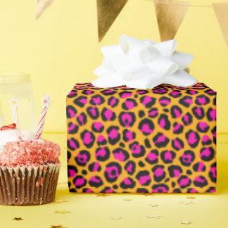 Colorful Leopard Print Wrapping Paper ラッピングペーパー
