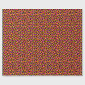 Colorful Leopard Print  Wrapping Paper ラッピングペーパー (フラット)