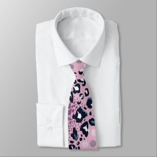 Colorful Leopard Skin Pattern ネクタイ